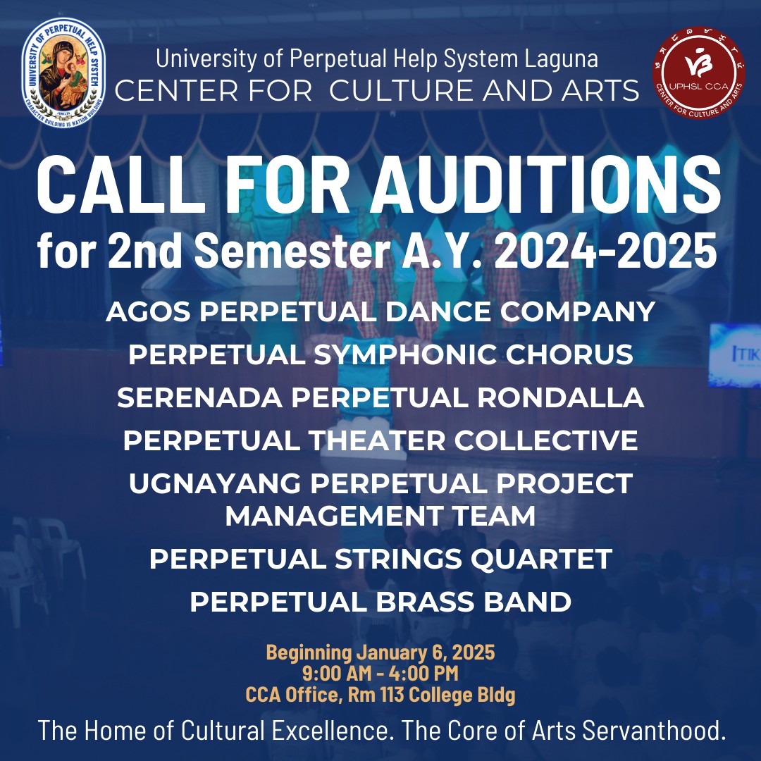 CALL FOR AUDITIONS